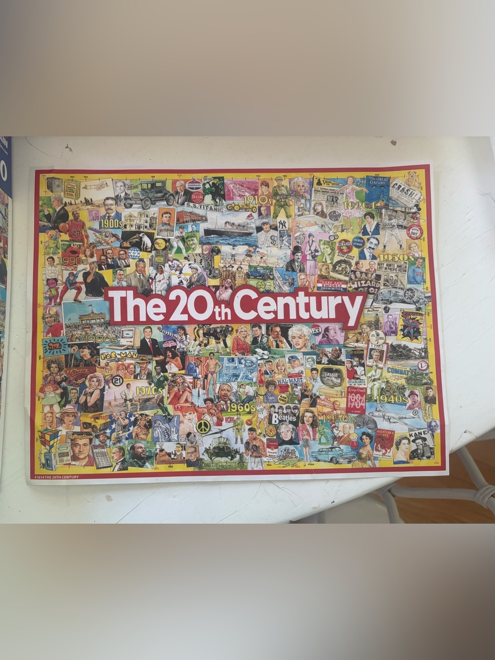 White Mountain The 20th Century Collage puzzle 1000 pieces